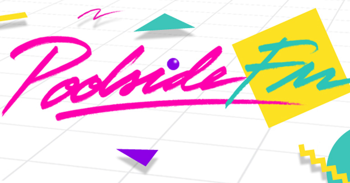 By 2015 it was Poolside FM: the share image from the site's own files.